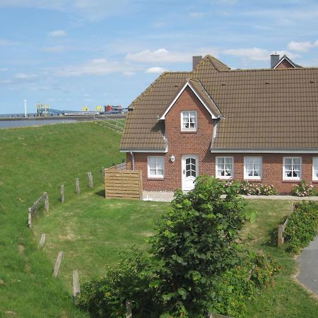Direkt Am Deich - Ferienwohnung Amrum Im Gaestehaus Am Badedeich Dagebüll エクステリア 写真