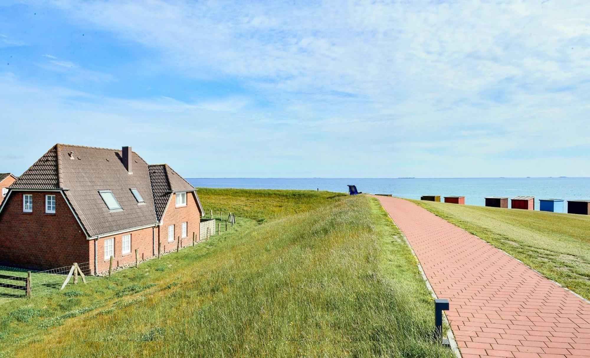 Direkt Am Deich - Ferienwohnung Amrum Im Gaestehaus Am Badedeich Dagebüll エクステリア 写真